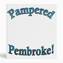 Turquoise Pampered Pembroke Template Binder