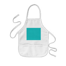 Turquoise polka dots aprons