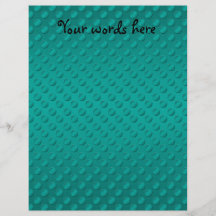 Turquoise polka dots on turquoise background flyers