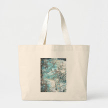 Turquoise Rock Canvas Bag