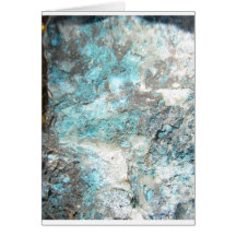 Turquoise Rock Card