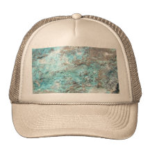 Turquoise Rock Mesh Hats