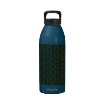 Turquoise Stitches Water Bottle