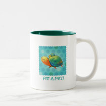Turquoise Turtles 2-Tone Mug(right handle) mugs