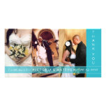 TURQUOISE UNION | WEDDING THANK YOU CARD PHOTO CARD