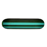 Turquoise Waves Custom Skateboard