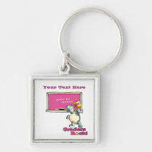 Turtle “3rd Graders Rock”  Design Key Chains