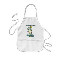 Turtle “4th Graders Rock” Design aprons