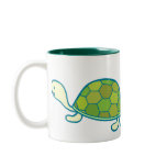 Turtle and Snail Doodle Art Mug