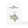 Turtle and snail Go Go Go. Happy Belated Birthday!