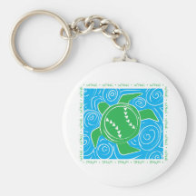 Turtle Beach Softball Key Chain