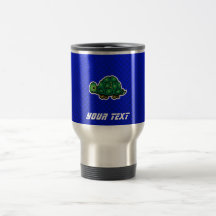 Turtle; Blue Coffee Mug
