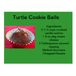 Turtle Cookie Balls Postcard