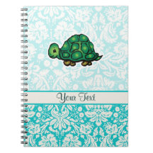 Turtle; Cute Spiral Notebooks