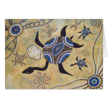 Turtle Dreaming Card with Dreamtime Story