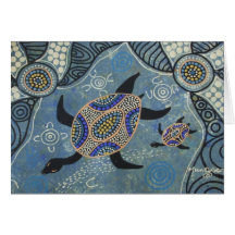 Turtle Dreaming Greeting Card