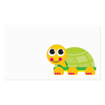 Turtle Enclosure Card Business Cards