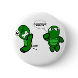 Turtle Fart Pinback Button