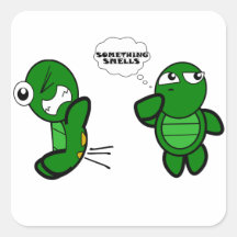 Turtle Fart Sticker
