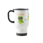 Turtle, Frog, & Owl Travel Mug