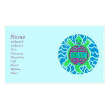 Turtle Lover Business Cards