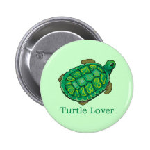 Turtle Lover Buttons