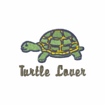 Turtle Lover Customizable Embroidered Tees