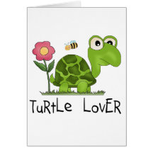 Turtle Lover Tshirts and Gifts Card
