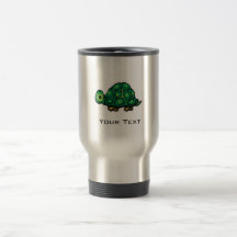 Turtle; Metal-look Mugs