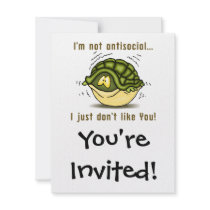 turtle not antisocial just dont like you personalized announcements