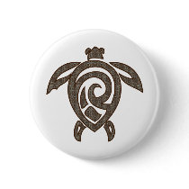 Turtle-shell-print Pin