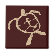 turtle-tan refrigerator magnet