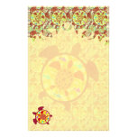 Turtle Within Turtle Flame Stationery