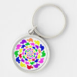 Turtles Go Round Keychains