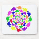 Turtles Go Round Mouse Pad