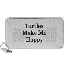 Turtles Make Me Happy iPod Speaker