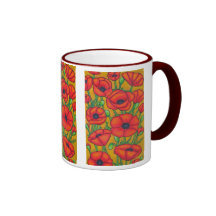 Tuscan Poppies Coffee Mug
