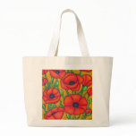 Tuscan Poppies Tote Bag