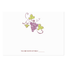 Tuscan Vineyard Wedding Place Cards Business Card Template