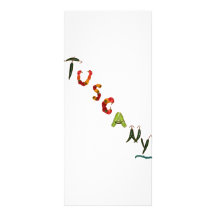 Tuscany Chili Peppers Rack Card Template