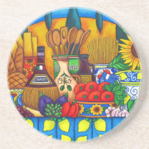 Tuscany Delights Coasters by Lisa Lorenz
