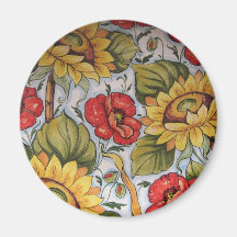 Tuscany Flowers MAGNET