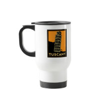 Tuscany Italy retro art deco travel poster Coffee Mug