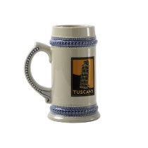 Tuscany Italy retro art deco travel poster Coffee Mugs