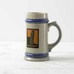 Tuscany Italy retro art deco travel poster Coffee Mugs