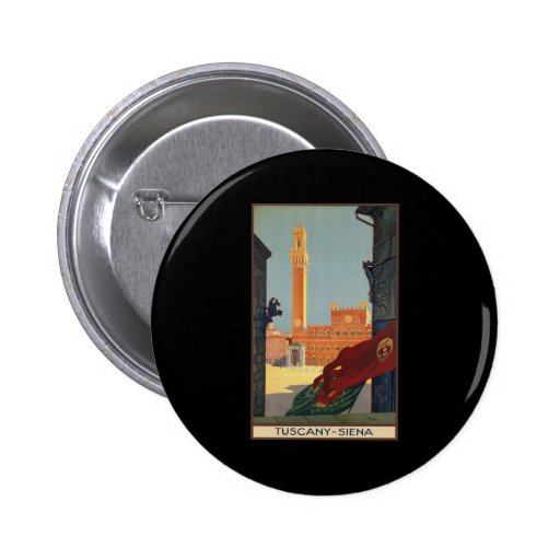 Tuscany Siena Button