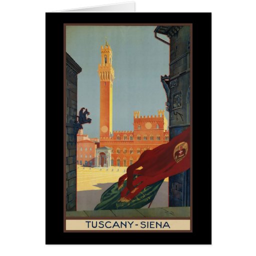 Tuscany Siena Card