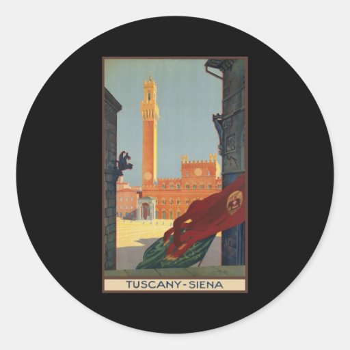 Tuscany Siena Sticker