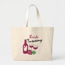 Tuscany Weddings, Bride Canvas Bag