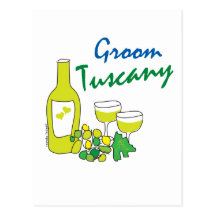 Tuscany Weddings, Groom Post Cards
